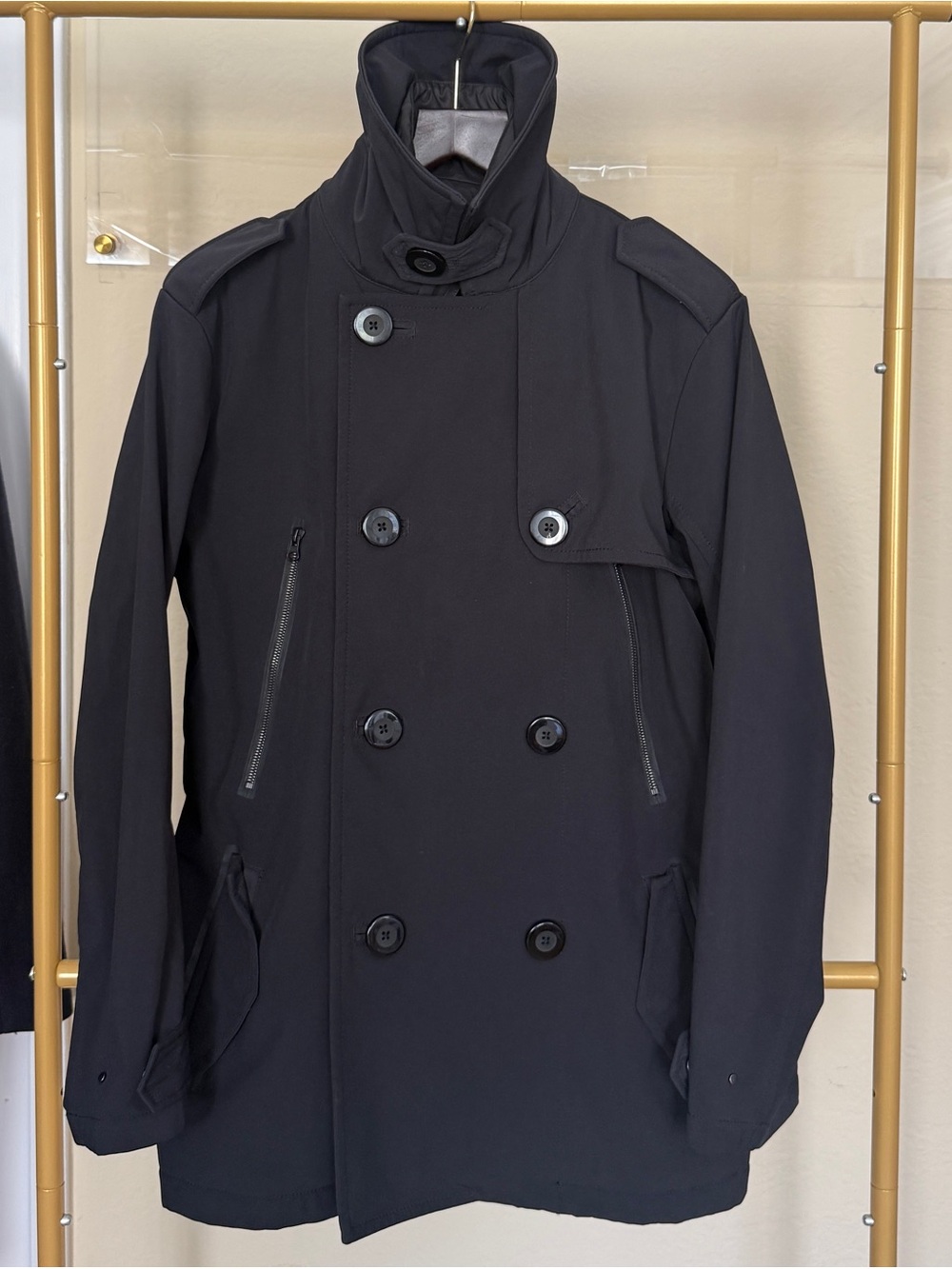 Lululemon Men’s Double Breasted Technical Trench Coat